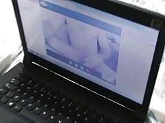 Esposa gordinha na webcam com o amigo
