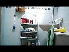 Voyeur de singapore SG tomando banho