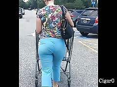 Jiggly Ginga em spandex azul